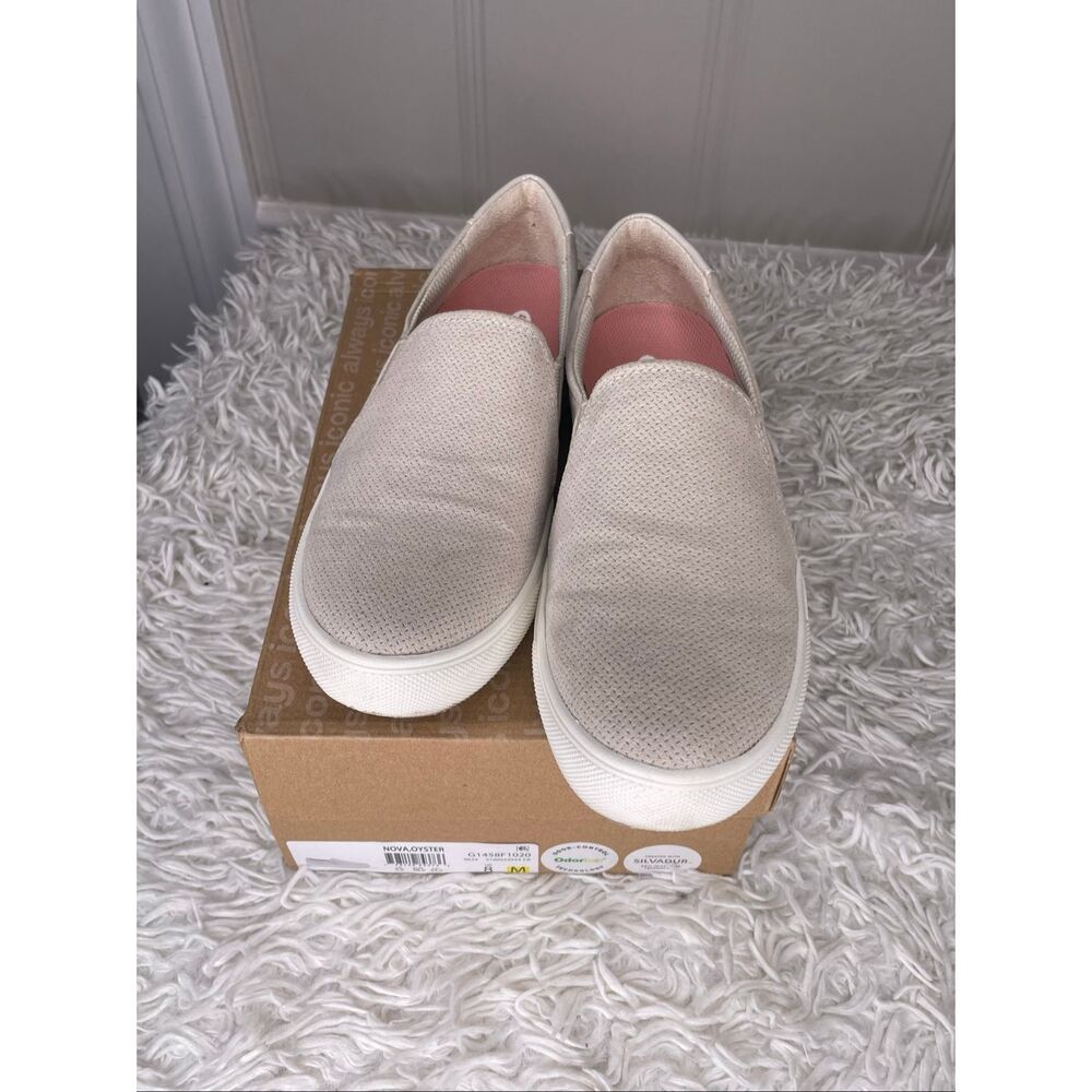 Dr Scholl’s Women's Nova Slip On Sneaker Oyster Grey 8